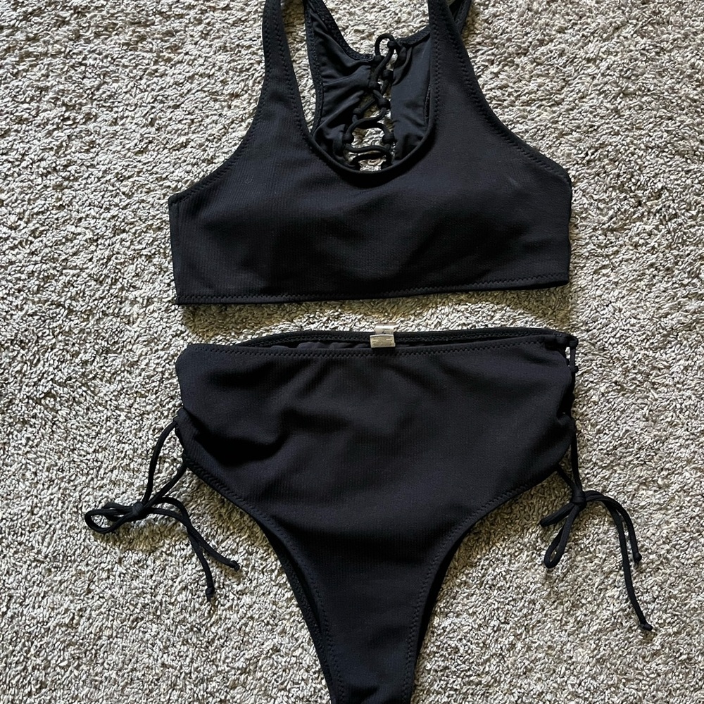 Black Women's Swimwear Set